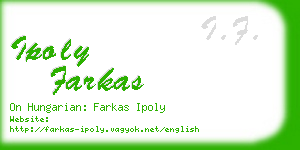 ipoly farkas business card